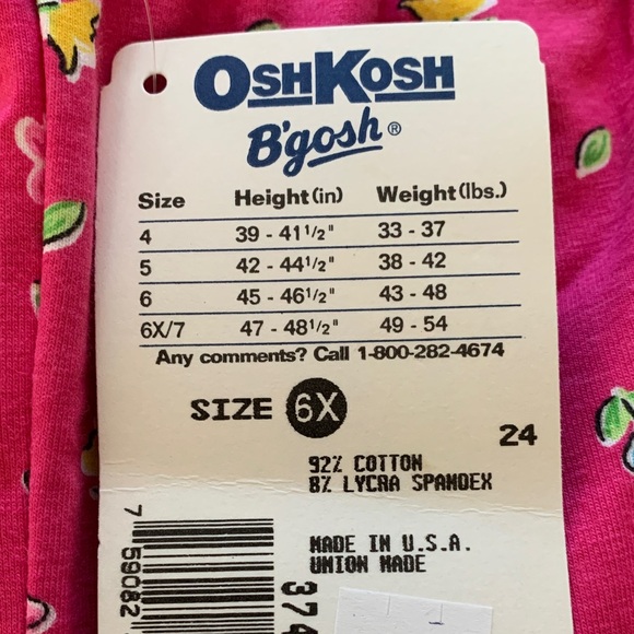 Set of 4 Girl’s - Pale Pink, Green, Lilac and Dark Pink Print Shorts - Size 6X - Picture 5 of 9